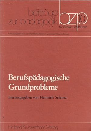 Seller image for Berufspdagogische Grundprobleme for sale by Versandantiquariat Nussbaum