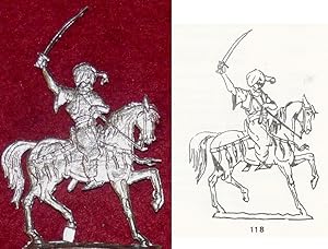 Seller image for Trkischer Reiter Anritt mit Schwert - Osmanische Kavallerie 1683 - Fohler Zinnfigur 30mm - blank for sale by Versandantiquariat Nussbaum