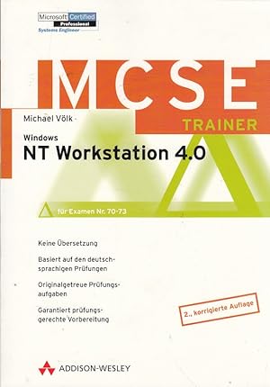 Bild des Verkufers fr Windows NT Workstation 4.0 - Trainer - Examen 70-73 zum Verkauf von Versandantiquariat Nussbaum