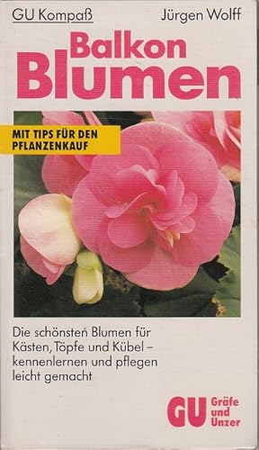 Imagen del vendedor de Balkon-Blumen : die schnsten Blumen fr Ksten, Tpfe und Kbel - kennenlernen und pflegen leicht gemacht. a la venta por Versandantiquariat Nussbaum