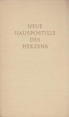 Seller image for Neue Hauspostille des Herzens for sale by Versandantiquariat Nussbaum