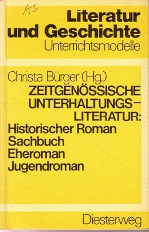 Zeitgenössische Unterhaltungsliteratur Unterichtsmodelle - Historischer Roman, Sachbuch, Eheroman...