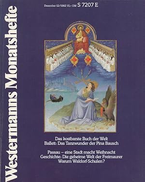 Image du vendeur pour Westermanns Monatshefte Dezember 12/1982 - u.a. Das kostbarste Buch der Welt mis en vente par Versandantiquariat Nussbaum