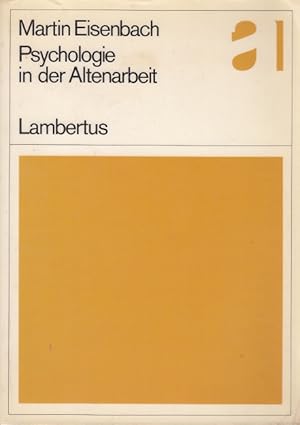 Seller image for Psychologie in der Altenarbeit for sale by Versandantiquariat Nussbaum