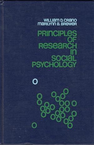 Bild des Verkufers fr Principles of Research in Social Psychology zum Verkauf von Versandantiquariat Nussbaum