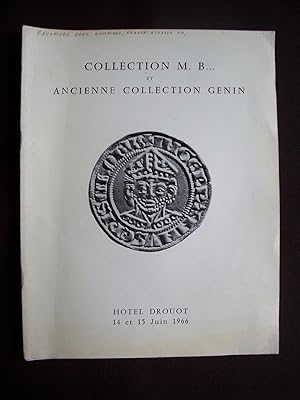 Image du vendeur pour Collection M. B. et ancienne collection Genin mis en vente par Librairie Ancienne Zalc