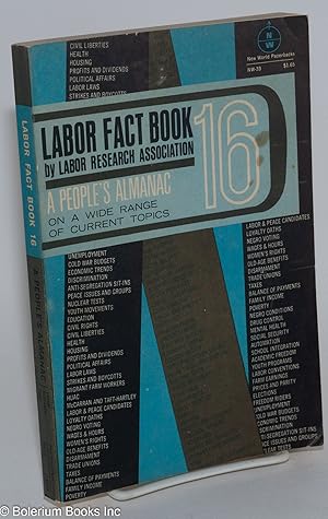 Seller image for Labor fact book, 16 for sale by Bolerium Books Inc.