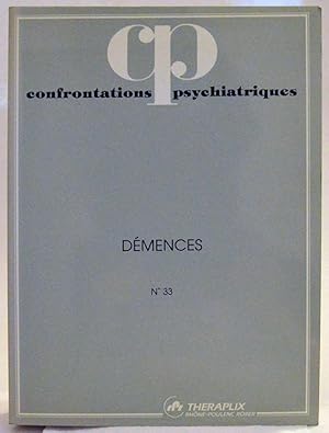 Image du vendeur pour DEMENCES. Confrontations psychiatriques n 33, 1991. mis en vente par Librairie l'Art et l'Affiche