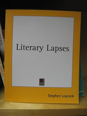 Bild des Verkufers fr Literary Lapses zum Verkauf von PsychoBabel & Skoob Books