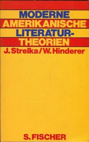 Bild des Verkufers fr Moderne amerikanische Literaturtheorie. zum Verkauf von Antiquariat am Flughafen