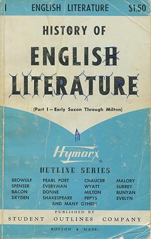 Seller image for History OF English Literature ( Parts 1 & 2) for sale by Kenneth A. Himber