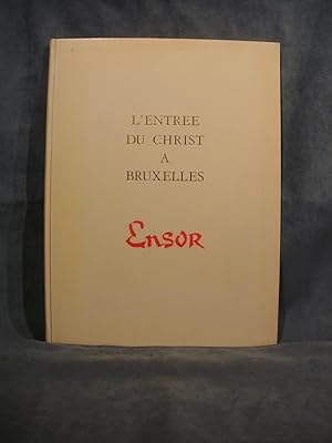 Imagen del vendedor de L'Entre du Christ  Bruxelles a la venta por A. Van Zaelen antiquariaat