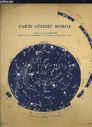 Bild des Verkufers fr 1 CARTE CELESTE MOBILE zum Verkauf von Le-Livre