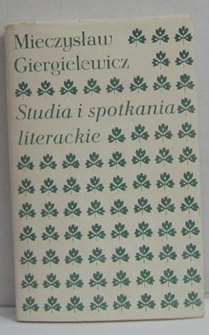 Immagine del venditore per Studia i spotkania literackie venduto da crealivres