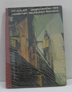 Bild des Verkufers fr Moglichkeiten des modernen deutschen romans zum Verkauf von crealivres