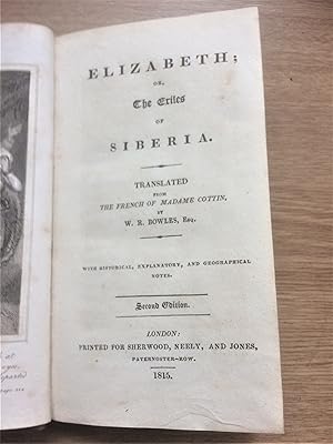 ELIZABETH; or,THE EXILES OF SIBERIA