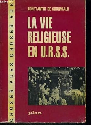 Image du vendeur pour LA VIE RELIGIEUSE EN U.R.S.S mis en vente par Le-Livre