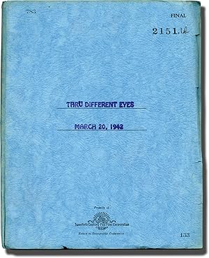 Seller image for Thru [Through] Different Eyes (Original screenplay for the 1942 film) for sale by Royal Books, Inc., ABAA