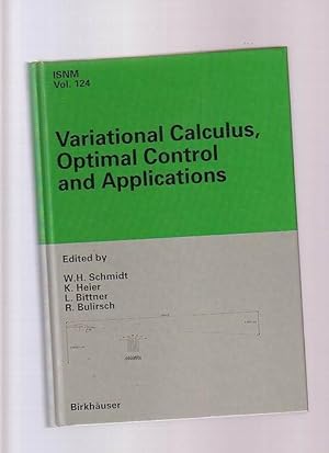Immagine del venditore per Variational Calculus, Optimal Control and Applications venduto da Buchshop Heitabu
