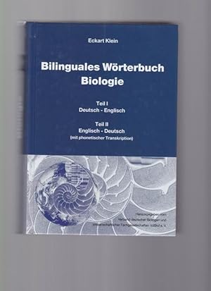 Bild des Verkufers fr Bilinguales Wrterbuch Biologie. Deutsch-Englisch / Englisch-Deutsch zum Verkauf von Buchshop Heitabu