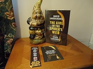 Imagen del vendedor de THE GIRL IN THE SPIDER'S WEB+++SIGNED NUMBERED LIMITED+++20 OF 1000+++PLUS THREE POSTCARDS AND A BOOKMARK+++BOOK 4 IN STIEG LARSSON'S MILLENNIUM SERIES+++FIRST EDITION FIRST PRINT+++ a la venta por Long Acre Books