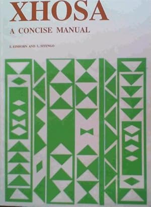 Image du vendeur pour Xhosa : A Concise Manual mis en vente par Chapter 1