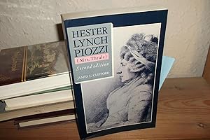 Seller image for Hester Lynch Piozzi ( Mrs Thrale) for sale by McManmon, B.D. ABA, ILAB