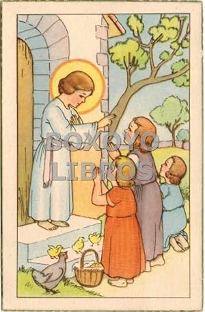 Tarjeta Postal Religioso Infantil