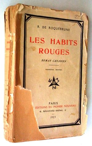 Seller image for Les habits rouges. Roman canadien, troisime dition for sale by Claudine Bouvier