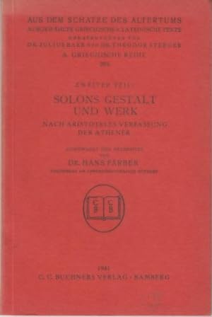 Solons Gestalt und Werk nach Aristoteles Verfassung d. Athener (1941)