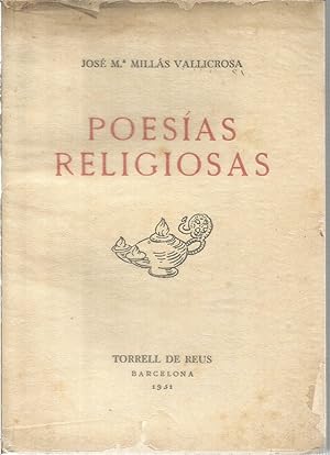 Bild des Verkufers fr Poesias religiosas zum Verkauf von Libreria Sanchez