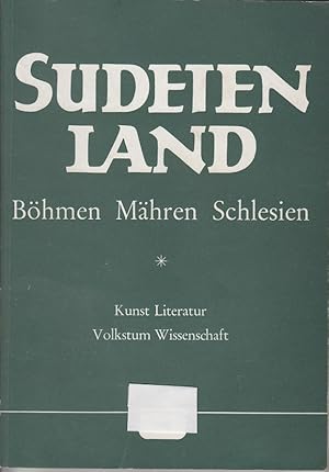 Sudetenland - Böhmen, Mähren, Schlesien - 20. Jahrgang / Heft II - - Vierteljahresschrift für Kun...