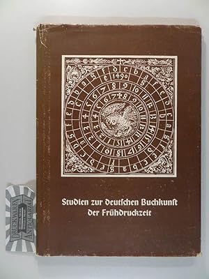 Imagen del vendedor de Studien zur deutschen Buchkunst der Frhdruckzeit. a la venta por Druckwaren Antiquariat