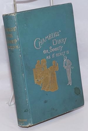 Chambliss' diary; or society as it really is fully illustrated with over fifty copper-plate half-...