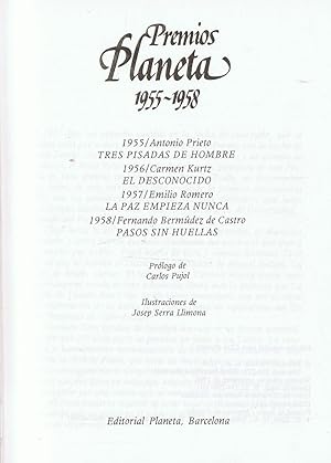 Imagen del vendedor de TRES PISADAS DE HOMBRE * EL DESCONOCIDO * LA PAZ EMPIEZA NUNCA * PASOS SIN HUELLAS. a la venta por Librera Torren de Rueda