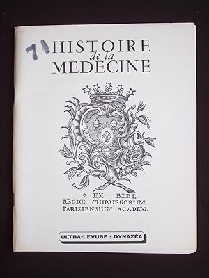 Histoire de la médecine 1954