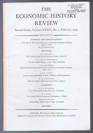 Imagen del vendedor de The Economic History Review, Second Series, Volume XXXII, No. 1, February 1979 a la venta por Bailgate Books Ltd