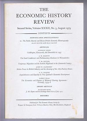 Imagen del vendedor de The Economic History Review, Second Series, Volume XXXII, No. 3, August 1979 a la venta por Bailgate Books Ltd