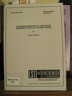 Immagine del venditore per Gaussian Estimation of Long-Range Dependent Volatility in Asset Prices venduto da PsychoBabel & Skoob Books