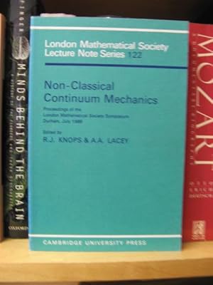 Bild des Verkufers fr Non-Classical Continuum Mechanics (London Mathematical Society Lecture Note Series) zum Verkauf von PsychoBabel & Skoob Books