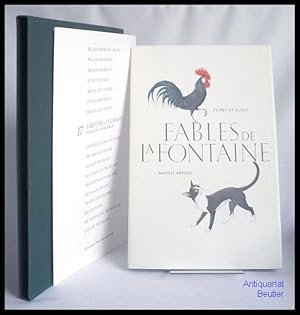 Imagen del vendedor de Fables de La Fontaine. Peint et ecrit [par] Marie Angel. a la venta por Antiquariat Beutler