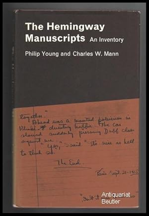 Seller image for The Hemingway manuscripts: An inventory. for sale by Antiquariat Beutler