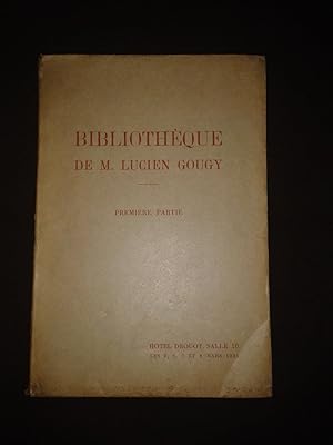 Bibliothèque de M. Lucien Gougy - T.1 T.2 T.3 T.4 T.5