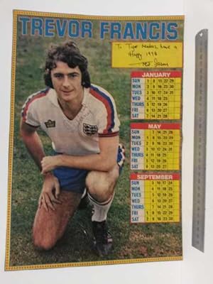 Trevor Francis Notts Forest England Hand Signed Autograph 1978