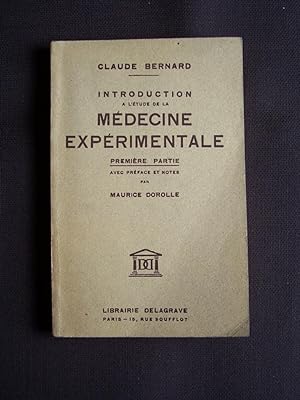 Introduction à l'étude de la médecine expérimentale - P.1