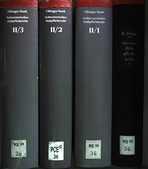 Bild des Verkufers fr Schweizerisches Haftpflichtrecht (2 Bnde in 4 Teilbnden KOMPLETT) - Bd. I: Allgemeiner Teil/ Bd. II (in 3 Teilbnden): Besonderer Teil: Verschuldenshaftung, gewhnliche Kausalhaftungen, Haftung aus Gewsserverschmutzung/ Gefhrdungshaftungen: Motorfahrzeughaftpflicht und Motorfahrzeughaftpflichtversicherung/ brige Gefhrdungshaftungen. zum Verkauf von books4less (Versandantiquariat Petra Gros GmbH & Co. KG)