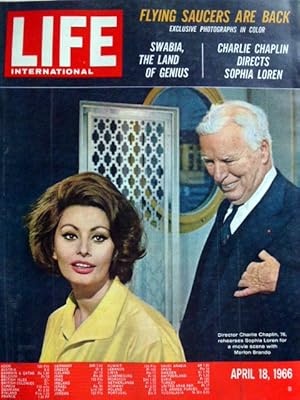 Imagen del vendedor de Life International April 18 , 1966 Charlie Chaplin a la venta por Herr Klaus Dieter Boettcher