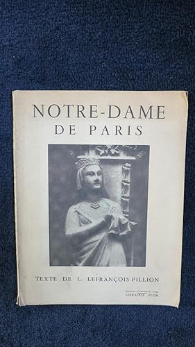 Bild des Verkufers fr Notre-Dame de Paris. zum Verkauf von PARIS-LIBRIS