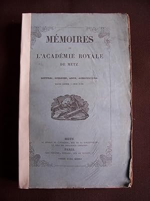 Mémoires de l'académie royale de Metz 1845-1846