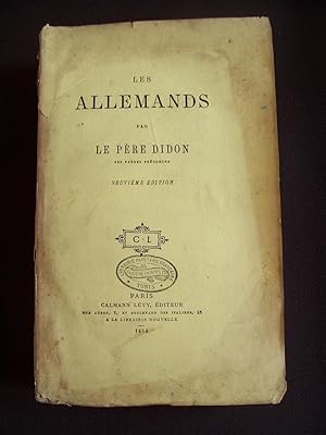 Seller image for Les allemands for sale by Librairie Ancienne Zalc